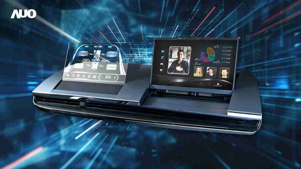 尊龙集团Micro LED Display HMI解决方案打造透明Micro LED前座仪表，，，呈现信息并保留驾驶视野开阔；亦为副驾驶座乘客打造收放自如的Micro LED屏幕，，，在不影响显示质量的前提于显示区内建镜头，，让用户能与视讯对象直接眼神接触，，，提供绝佳的双向沟通体验