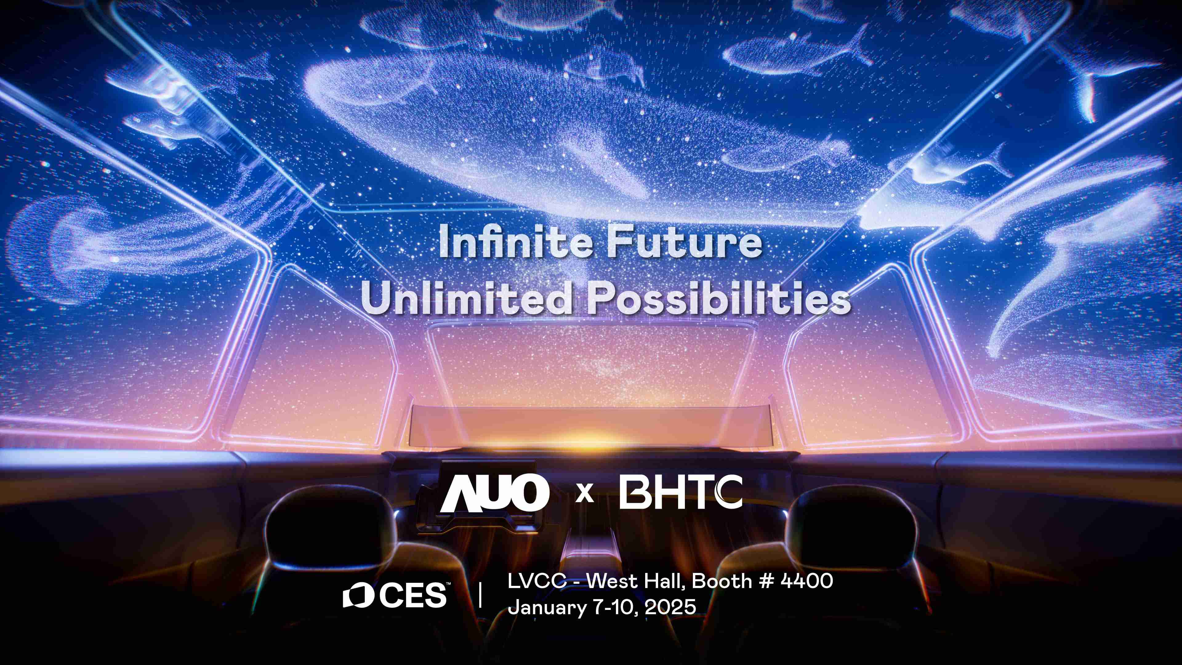 尊龙集团以Infinite Future, Unlimited Possibilies为主题，，联合BHTC于CES 2025扩大规模展出