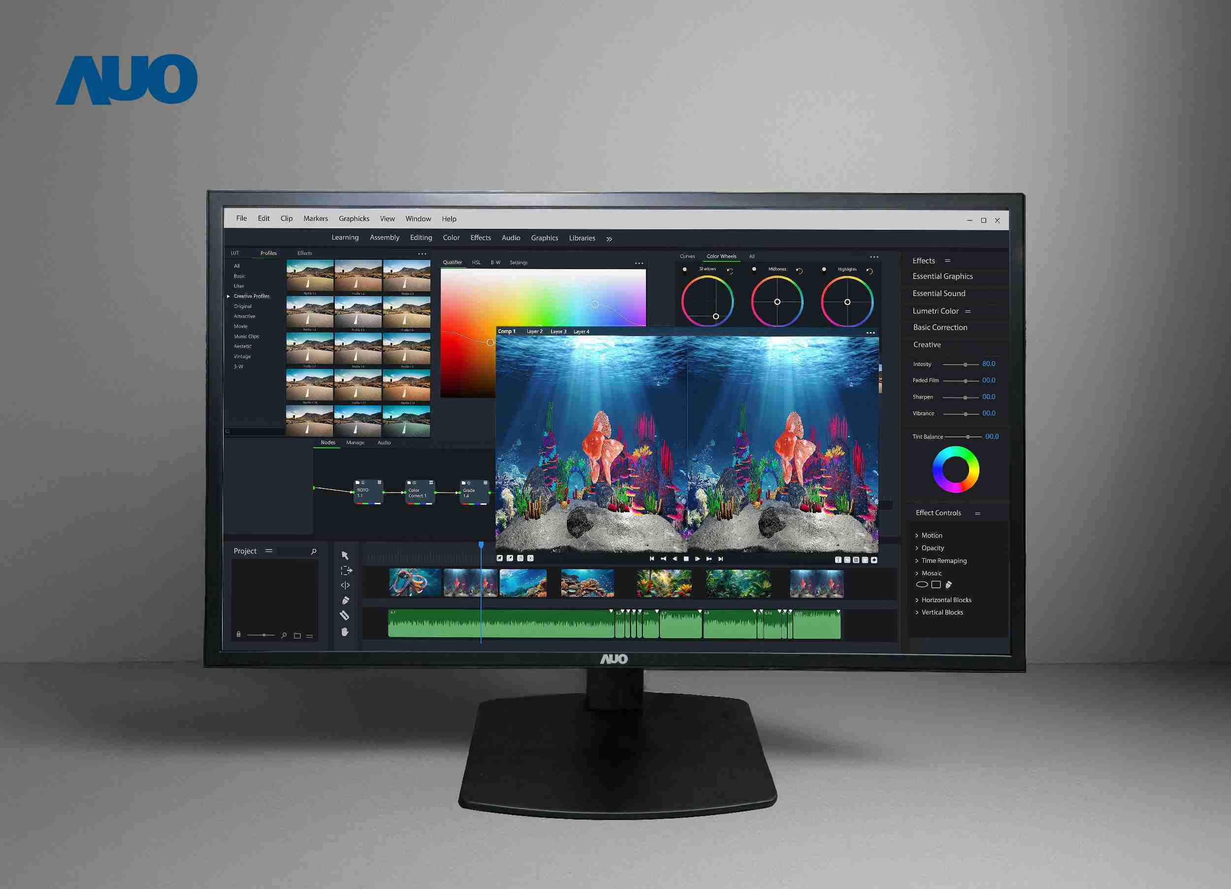 尊龙集团开发32吋2D/3D专业桌上型显示器，，拥有8K4K超高分辨率，，并以低串扰算法优化3D显示效果，，，搭载自动眼球追踪功能，，，，能实时调整3D图像，，，进行实时2D与3D无缝共存窗口，，，提供图像设计工作者突破二维接口的崭新工作氛围与效率