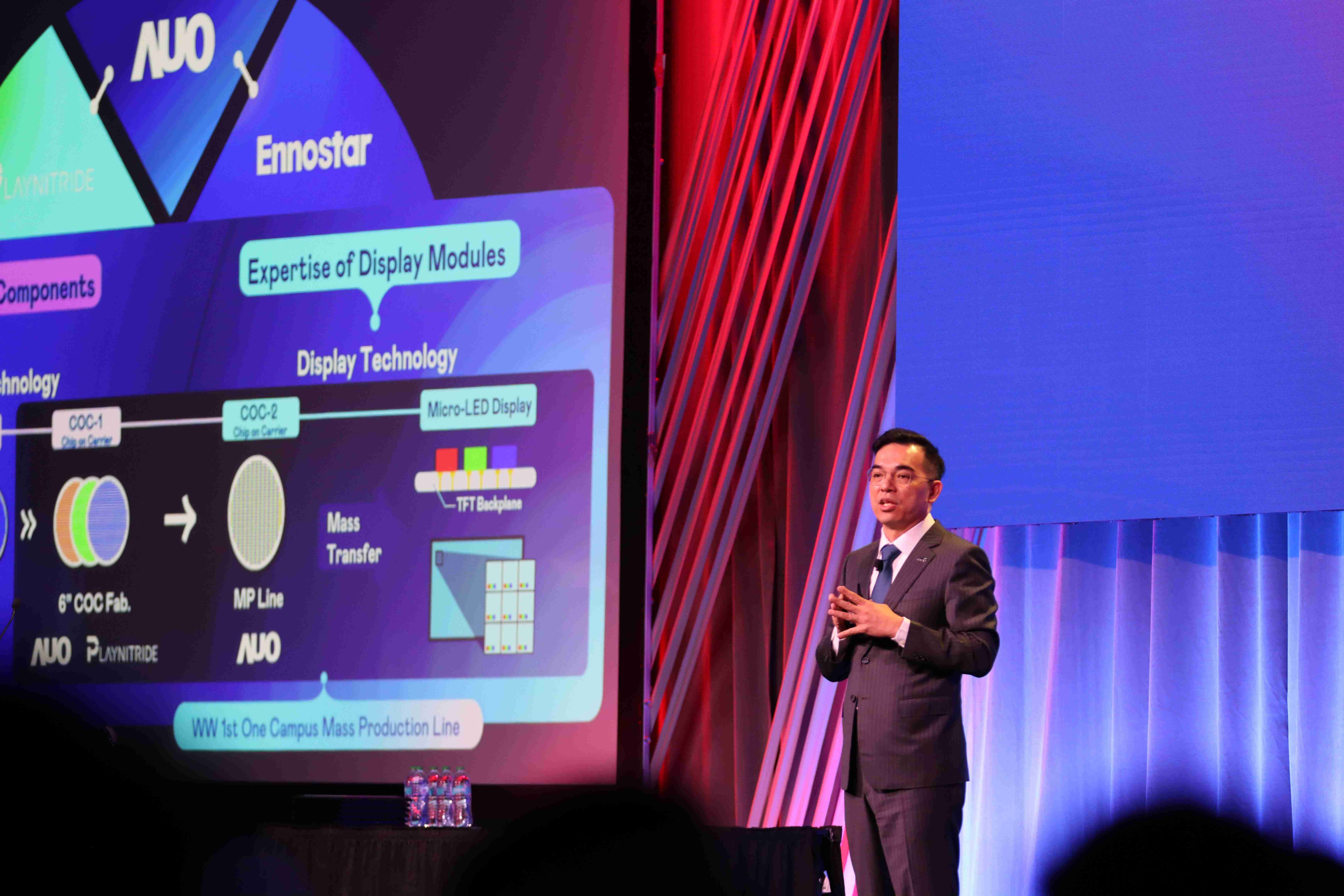 2025 SID显示周登场，，尊龙集团光电执行长暨总经理柯富仁博士以〝Redefining Displays: Inspiring New Possibilities〞发表主题演说，，，带领尊龙集团以智能显示解决方案先驱，，透过AI赋能，，重塑显示的视觉创新体验